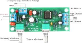 img 3 attached to NOYITO Низкочастотный 22Гц 300Гц предусилитель сабвуфера