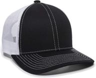 🧢 structured mesh back trucker cap by outdoor cap - ideal for outdoor activities logo