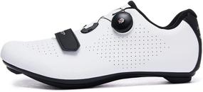 img 2 attached to 🚴 Unisex Cycling Shoes for Mountain and Road Bikes - Clip-in Delta Cleats, Shimano SPD Lock Compatibility, Look Pedal Compatible - Ideal for Peloton and Indoor Bike Workouts