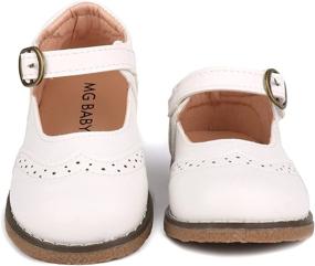 img 3 attached to Stylish LONSOEN Shoes: Perfect Toddler Classic School Uniforms and Shoes