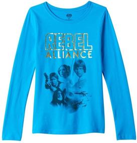 img 1 attached to 🌟 Girls Star Wars Characters T Shirt Girls' Clothing: Embrace the Force in Style!