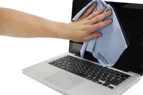 img 2 attached to 📱 Elite Tech Gear (8-Pack Oversized) Microfiber Cleaning Cloths - Ideal for Cleaning Electronic Device Screens, Eyeglasses, Tablets & Delicate Surfaces (8 Oversized 12"x12”)