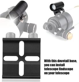 img 3 attached to 🔭 Acouto Dovetail Base: Perfect Mounting Solution for Celestron C8/C925/C11HD Telescopes & SKYRVER Binoculars