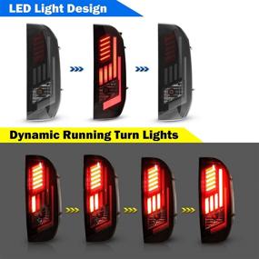 img 3 attached to 🐺 WOLFSTORM LED Tail Lights for Toyota Tundra 2014-2020 | Smoked Lens, 1 Pair | Replacement Assembly Tail Lights for Toyota Tundra Pickup