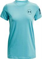 stay cool and comfy with the under armour women's freedom banner short-sleeve t-shirt логотип