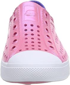 img 3 attached to Следующее название продукта переведено на русский язык: "Skechers Girls Guzman Steps в розовом и синем цвете, размер 2: Лёгкая и стильная обувь для активных детей".