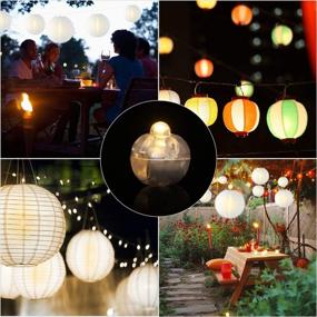 img 1 attached to OSALADI 100pcs LED Round Ball Balloon Light: Superbright Mini Lights for Paper Lanterns, Balloons, Lampions - Perfect for Parties, Halloween, Christmas, Weddings (Warm Light)