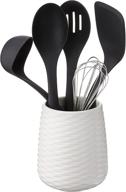 🍳 6-piece black kitchenaid tool and gadget set with crock: enhance your kitchen experience logo