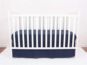 img 3 attached to 🛏️ CaSaJa 3-Pack Soft Fitted Crib Sheets with Napping Surface - Cozy and Hypoallergenic for Baby Skin - Fits Standard Cribs or Toddler Beds (28 inches x 52 inches) - Navy Blue, Baby Grey, Navy Blue