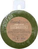 🌿 lia griffith plg1491 craft stem tape: fern and moss, 40 total yards, 2 pack - premium quality and versatility for craft projects! logo