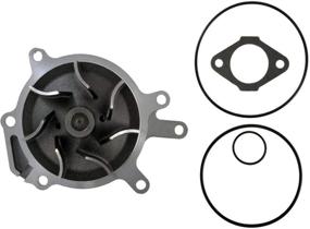 img 2 attached to 🚛 Maxfavor Water Pump for 2006-2014 Chevy/GMC Medium & Heavy Duty Trucks with Duramax Diesel 6.6L (AW6053 Replacement)