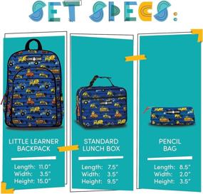 img 3 attached to 🎒 LONECONE Kids 3 Piece Back to School Backpack Set