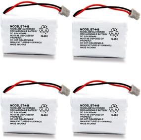 img 4 attached to 🔋 OXWINOU 3.6V 800mAh Аккумулятор для беспроводного телефона Uniden (4 шт.) - BT446 BT-446 BBTY0503001 BT-1004 BT-1005 GE-TL26402 BT-504 CPH-488B Совместим с телефоном Handset.