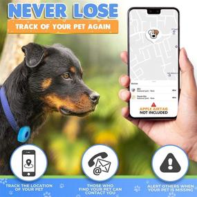 img 2 attached to 🐾 AirTag Pet Tracker: Dog Collar Holder for Apple AirTag and Cat Collar Tag – Perfect Fit for AirTag Pet Collars