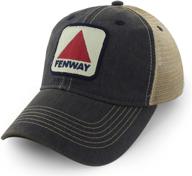 🧢 fenway patch dirty water mesh trucker navy hat by chowdaheadz logo