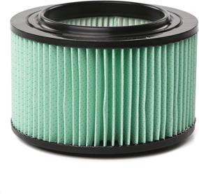 img 4 attached to 🔍 CRAFTSMAN CMXZVBE38740 1/2 Height HEPA Media Wet/Dry Vac Replacement Filter for 3-4 Gallon Shop Vacuums - Green/Black