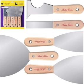 img 4 attached to 🖌️ Bates 5 Pc Paint Scraper Set: Ultimate Painting Tools & Crown Molding Tool