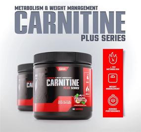 img 2 attached to 🏋️ Carnitine Plus Metabolism and Weight Management Supplement by Betancourt Nutrition - L-carnitine Blend, Passion Fruit Flavor, Powder, 90g (60 Servings)