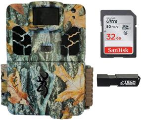 img 4 attached to 📷 Browning Dark Ops HD Pro X Trail Game Camera Bundle: 20MP, 32GB Memory Card, J-TECH Card Reader (BTC6HDPX)