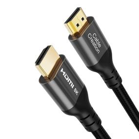 img 4 attached to 🔌 CableCreation 3.3ft Ultra High Speed HDMI Cable, 8K 48Gbps, Supports 4K120, 8K 60, 144Hz, eARC, HDR, HDCP 2.2 2.3, Compatible with PS5, PS4, Xbox Series X, Roku TV 4K, Sony, LG, Samsung TV, RTX 3080