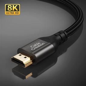 img 3 attached to 🔌 CableCreation 3.3ft Ultra High Speed HDMI Cable, 8K 48Gbps, Supports 4K120, 8K 60, 144Hz, eARC, HDR, HDCP 2.2 2.3, Compatible with PS5, PS4, Xbox Series X, Roku TV 4K, Sony, LG, Samsung TV, RTX 3080