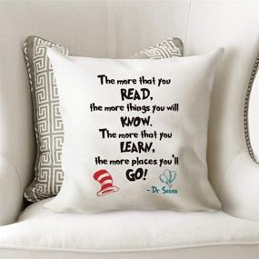 img 1 attached to Chillake Inspirational Motivational Quotes Pillow