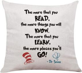 img 2 attached to Chillake Inspirational Motivational Quotes Pillow