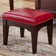 zhengdaikang leather footstool upholstered footrest furniture and accent furniture logo