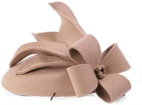 img 3 attached to 👒 FADVES Elegant Wedding Fascinator: Perfect Cocktail Women's Accessory for Special Occasions