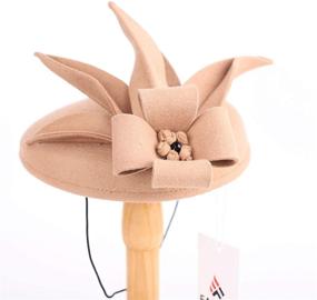 img 1 attached to 👒 FADVES Elegant Wedding Fascinator: Perfect Cocktail Women's Accessory for Special Occasions