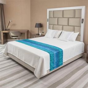 img 1 attached to Lunarable Nautical Decorative Guestrooms Turquoise