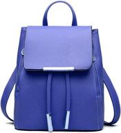 casual fashion leather backpack shoulder women's handbags & wallets logo