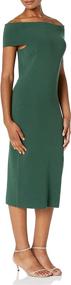 img 4 attached to Lark &amp; Ro Off Shoulder Sheath Sweater Dress for Women