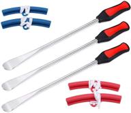 🔧 p1 tools - set of 3, 14.5" tire lever tool spoons and 4 rim protectors - professional tire changing tools for motorcycle, dirt bike, and lawn mower logo