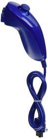 img 1 attached to Wired Wii Nunchuck Controller - Blue | RUTICH Nunchuk Remoter for Nintendo Wii Video Game