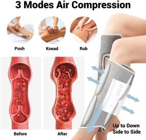 img 3 attached to Cordless Compression Massager Circulation Rechargeable