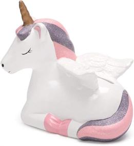 img 4 attached to 🦄 Enchanting Unicorn Ceramic Christmas and Birthday Decoration: Sparkle and Joy for Festive Celebrations!