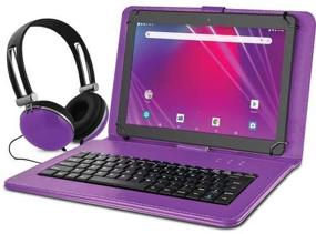 img 4 attached to Ematic EGQ239BD Tablet Bundle Purple