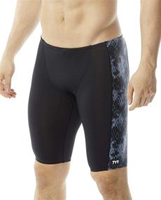 img 2 attached to TYR Glacial Hero Jammer Green Sports & Fitness in Water Sports