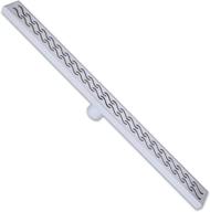 🚿 zoic linear stealth floor grate: 31.49" stainless steel drain for stylish bathroom showers (800mm) logo
