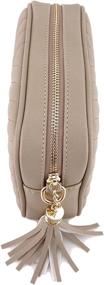 img 1 attached to Simple Shoulder Crossbody Tassel Zipper Women's Handbags & Wallets