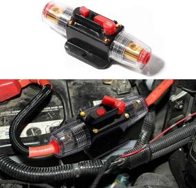 img 4 attached to Beneges 100A Car Audio Inline Circuit Breaker with Manual 🔌 Reset - Overload Protection Fuse for Marine, Boat, Car Stereo, Inverter Replacement