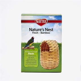 img 1 attached to 🐦 Kaytee Natures Nest Bamboo Finch: A Natural Haven for Your Feathered Friends