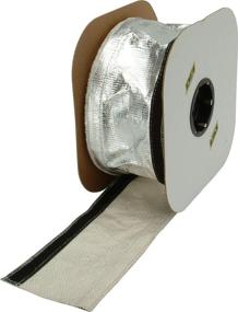 img 3 attached to 🔥 Design Engineering 010487B50 Aluminized Sleeving 2-1/2" x 50ft Spool: Ultimate Heat Protection with Hook and Loop Closure