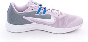 img 1 attached to 🏃 Nike Downshifter Running Girls' Shoes: White Anthracite Cool Regular Athletic Footwear
