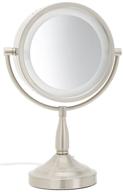 💡 jerdon lt856n 8.5-inch nickel finish lighted vanity mirror with 7x magnification - optimize your search logo