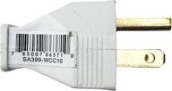 legrand-pass & seymour sa399wcc10 residential straight blade plug: 🔌 15-amp 125-volt, white | reliable two pole three wire solution logo