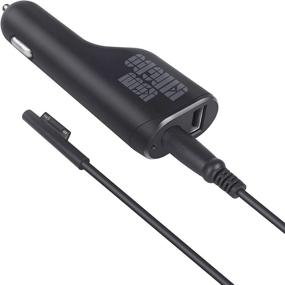 img 4 attached to 💡 High-Quality Surface Pro and Laptop Car Charger, 36W 12V 2.58A for Microsoft Surface Pro 3/4/Book/Go, Surface Laptop, Pro 6 & Laptop 2 – Includes USB Port and Travel Case