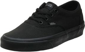 img 4 attached to 👟 Black Canvas Men's Vans Low Top Sneakers - Fashion Sneakers for Men