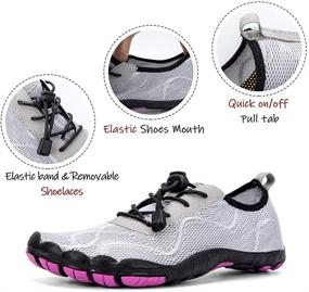 img 1 attached to 👣 Hiitave Women Barefoot Diving Purple Women's Shoes: Embrace the Water with Style and Flexibility